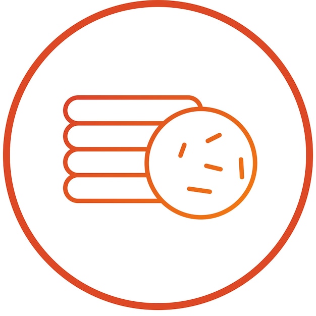 Estilo del icono de las galletas