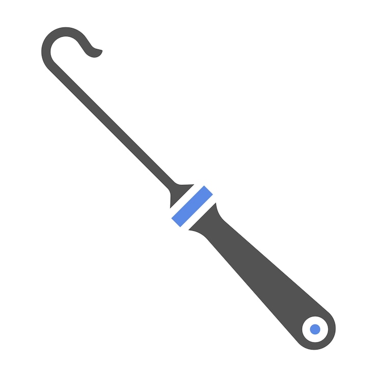 Vector estilo del icono del gancho