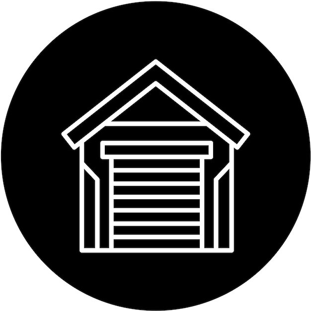 Estilo del icono del garaje