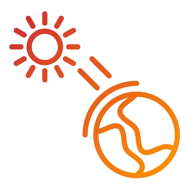 Estilo de icono de gas de efecto invernadero de diseño vectorial