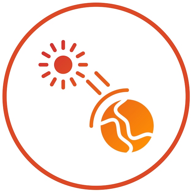 Estilo de icono de gas de efecto invernadero de diseño vectorial