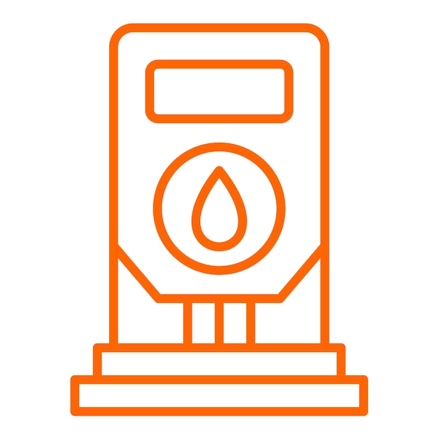 Estilo del icono de la gasolina