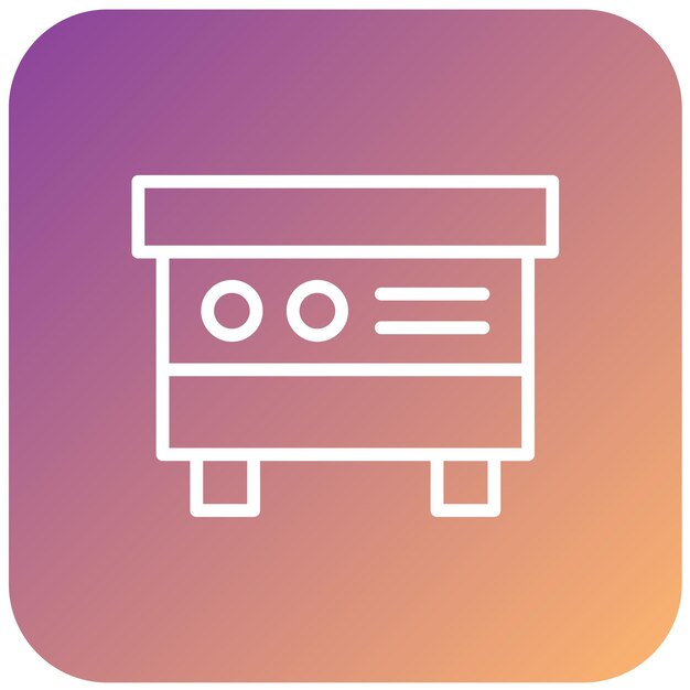Estilo de icono del generador de diseño vectorial