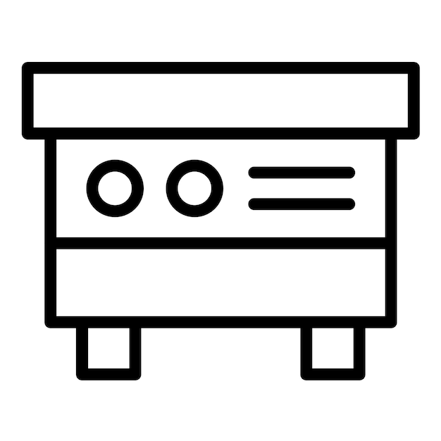 Estilo de icono del generador de diseño vectorial