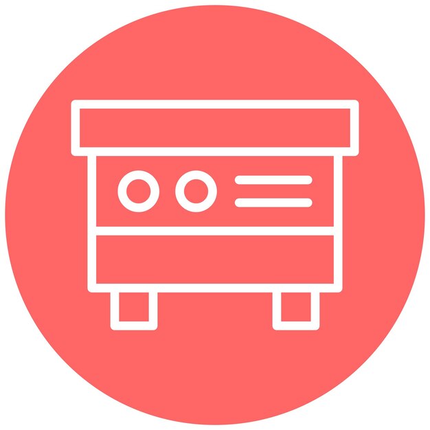 Estilo de icono del generador de diseño vectorial