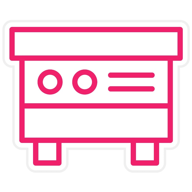 Estilo de icono del generador de diseño vectorial