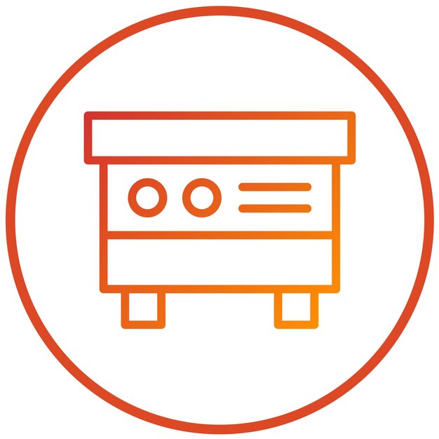 Estilo de icono del generador de diseño vectorial