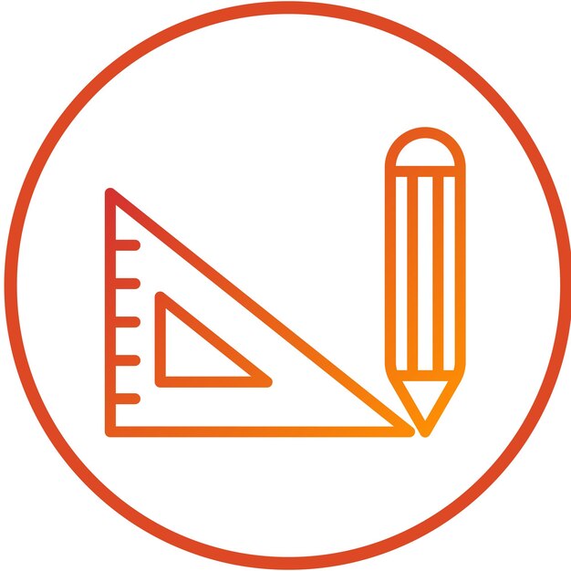 Estilo del icono de la geometría del diseño vectorial