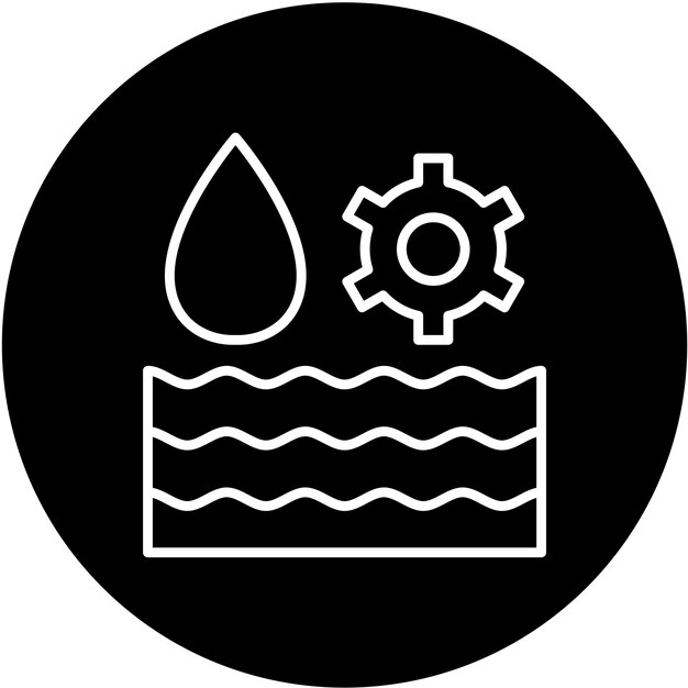 Estilo del icono de gestión del agua