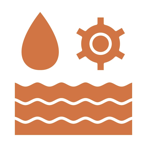 Estilo del icono de gestión del agua