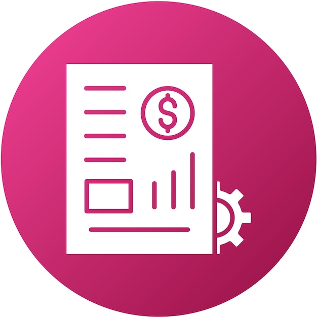 Estilo de icono de gestión de cartera de diseño vectorial