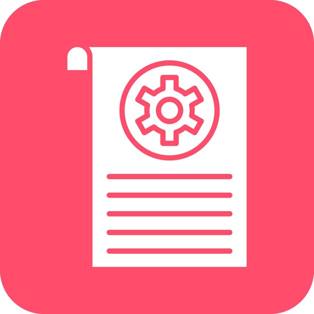 Estilo de icono de gestión de contenido de diseño vectorial
