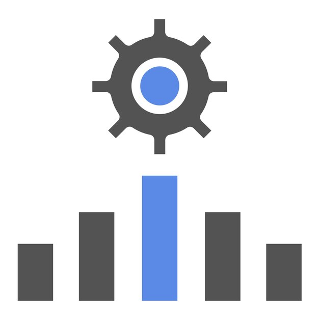 Estilo del icono de gestión de costes de diseño vectorial