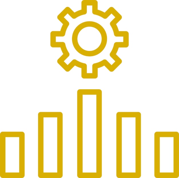 Estilo del icono de gestión de costes de diseño vectorial