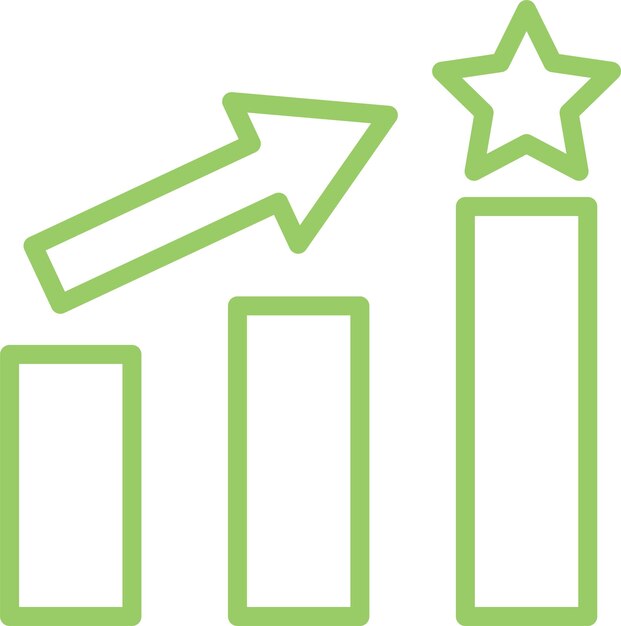 Estilo del icono de gestión de la reputación del diseño vectorial