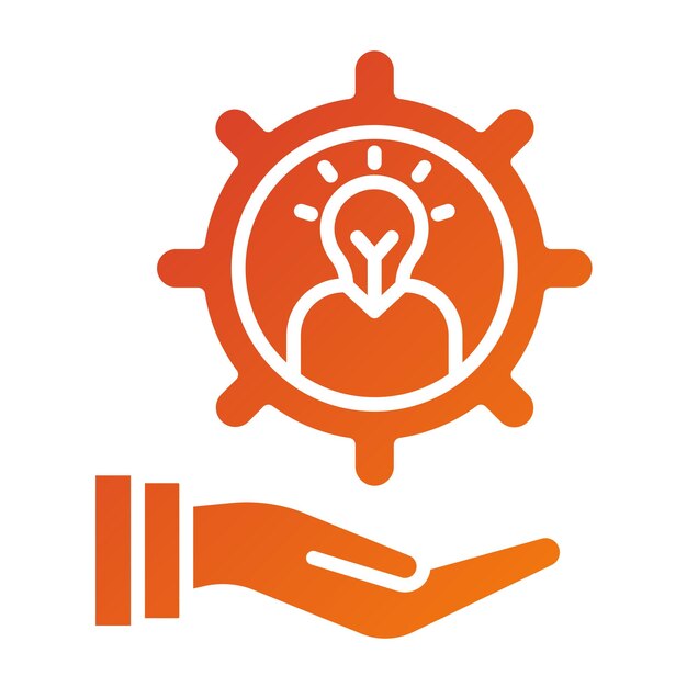 Estilo de icono de gestión de talentos de diseño vectorial