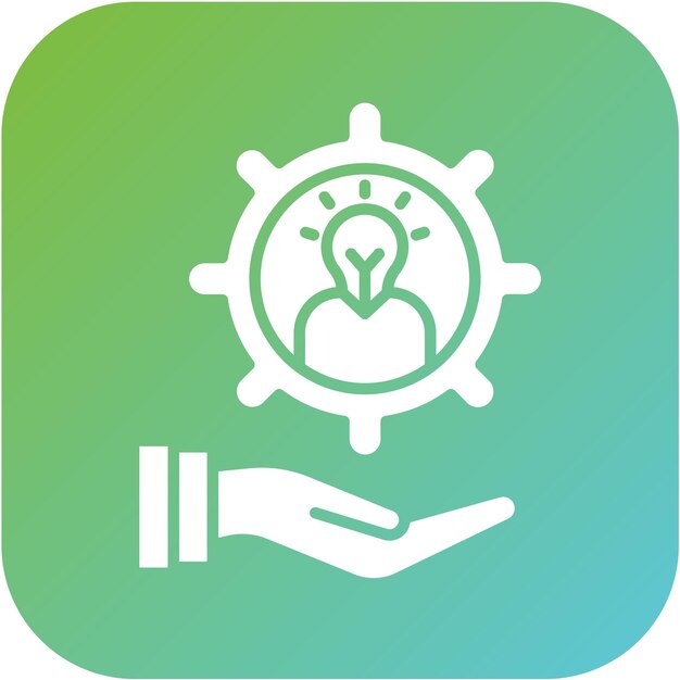 Estilo de icono de gestión de talentos de diseño vectorial