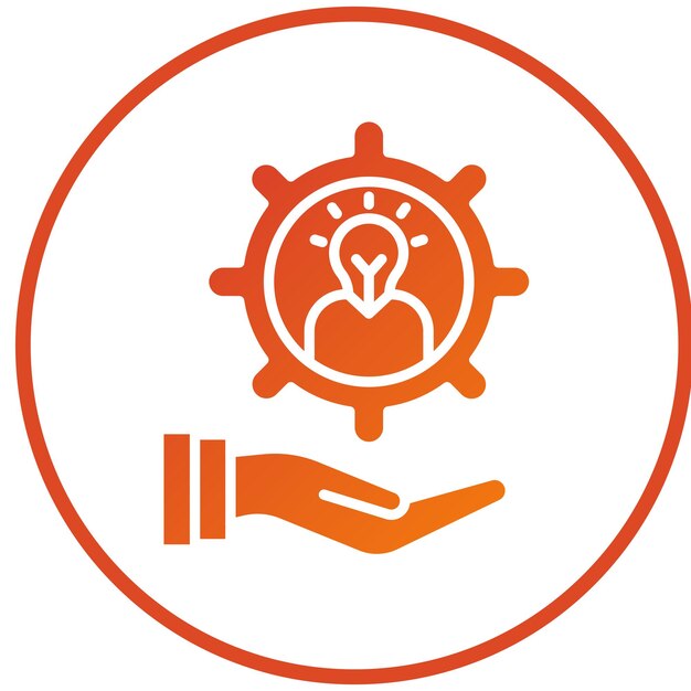 Estilo de icono de gestión de talentos de diseño vectorial