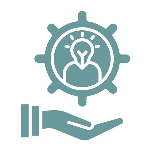 Estilo de icono de gestión de talentos de diseño vectorial