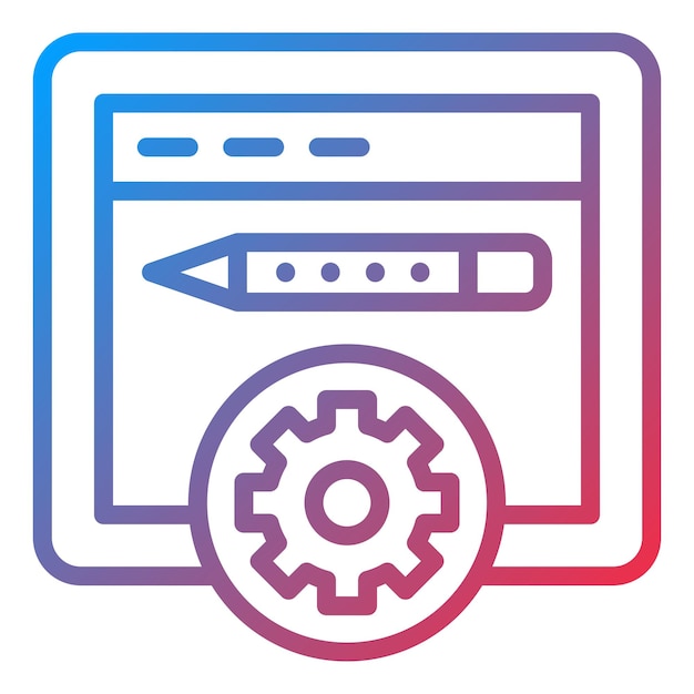 Estilo del icono de gestión web