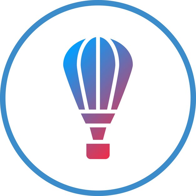 Estilo del icono del globo aéreo