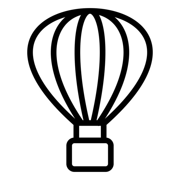 Estilo del icono del globo aéreo
