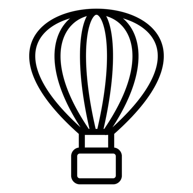 Estilo del icono del globo aéreo