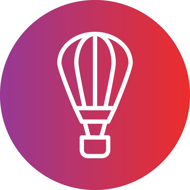 Estilo del icono del globo aéreo