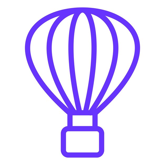 Estilo del icono del globo aéreo