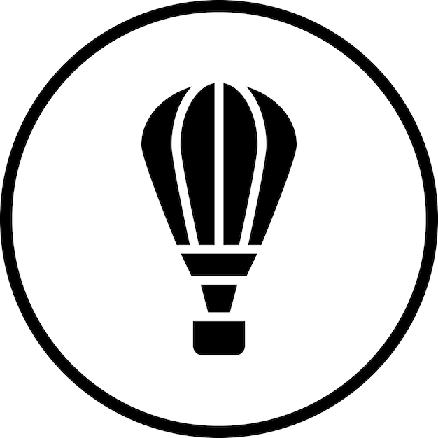 Estilo del icono del globo aéreo