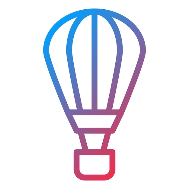 Estilo del icono del globo aéreo