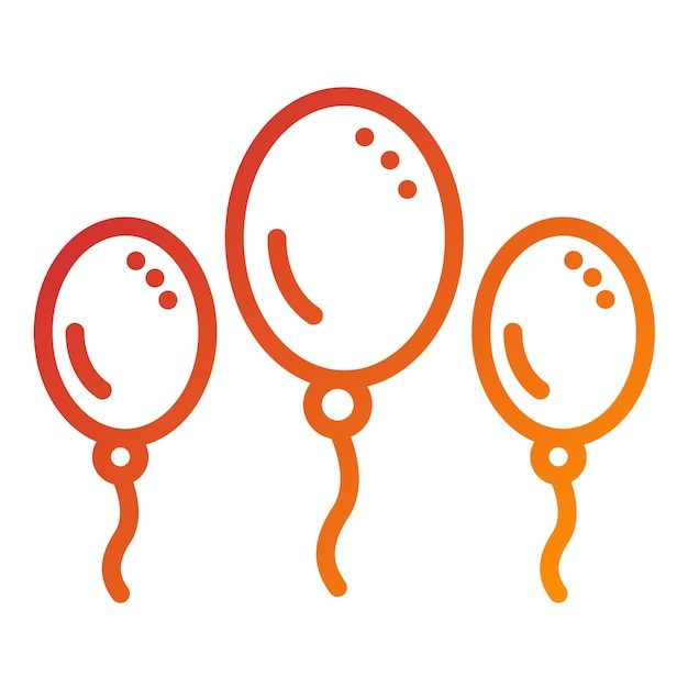 Estilo de icono de globo de diseño vectorial