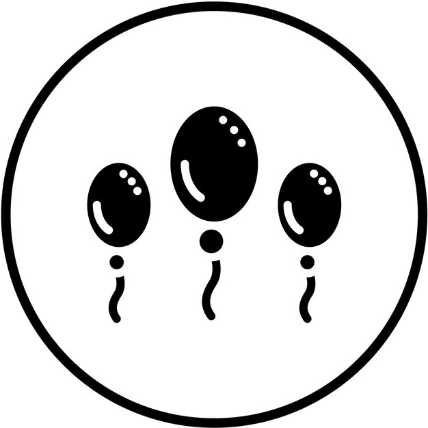 Estilo de icono de globo de diseño vectorial