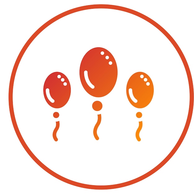 Estilo de icono de globo de diseño vectorial