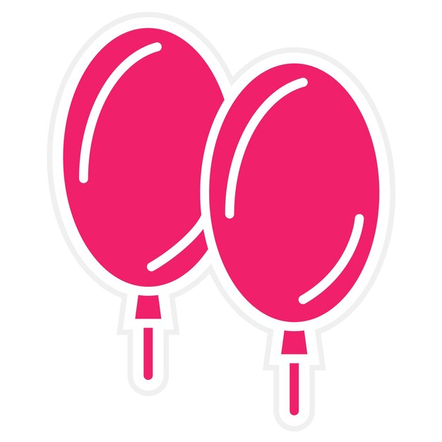 Estilo de icono de globo de diseño vectorial