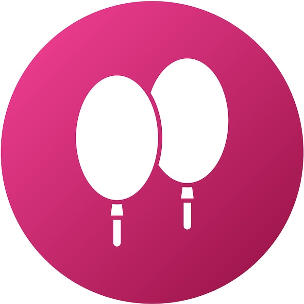 Estilo de icono de globo de diseño vectorial