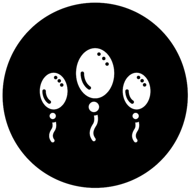 Estilo de icono de globo de diseño vectorial