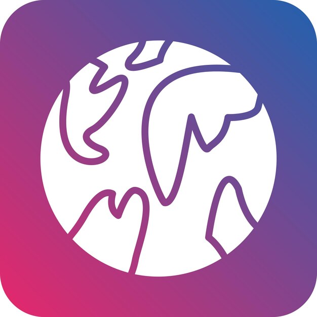 Estilo del icono del globo