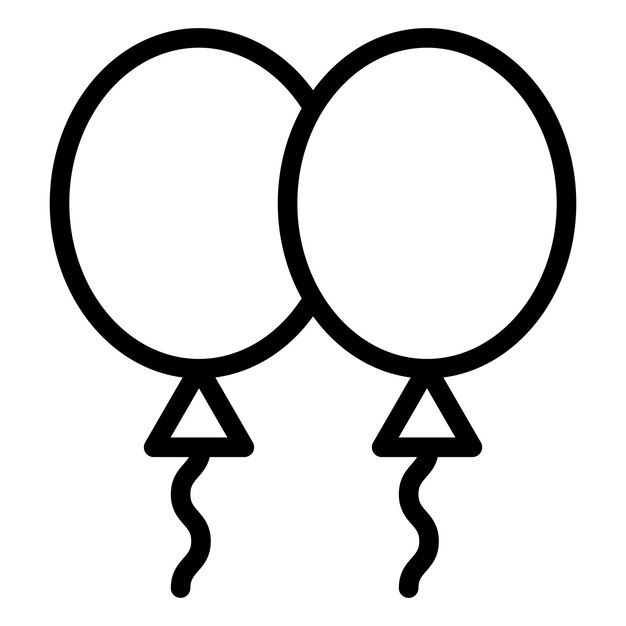 Estilo del icono de los globos