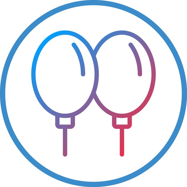 Estilo del icono de los globos