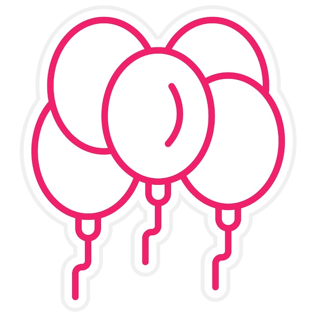Estilo del icono de los globos