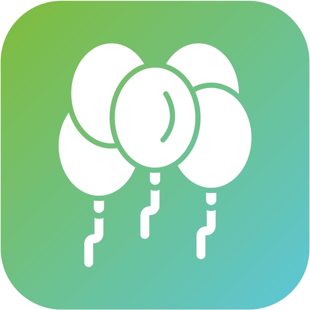 Estilo del icono de los globos