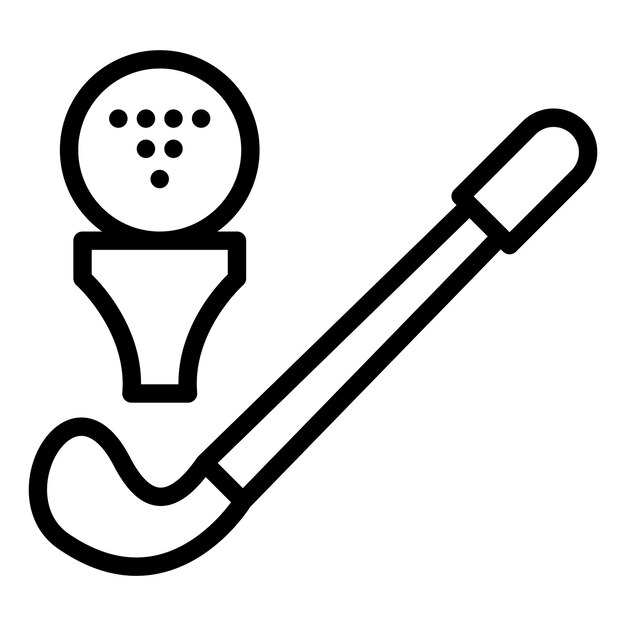 Estilo del icono del golf