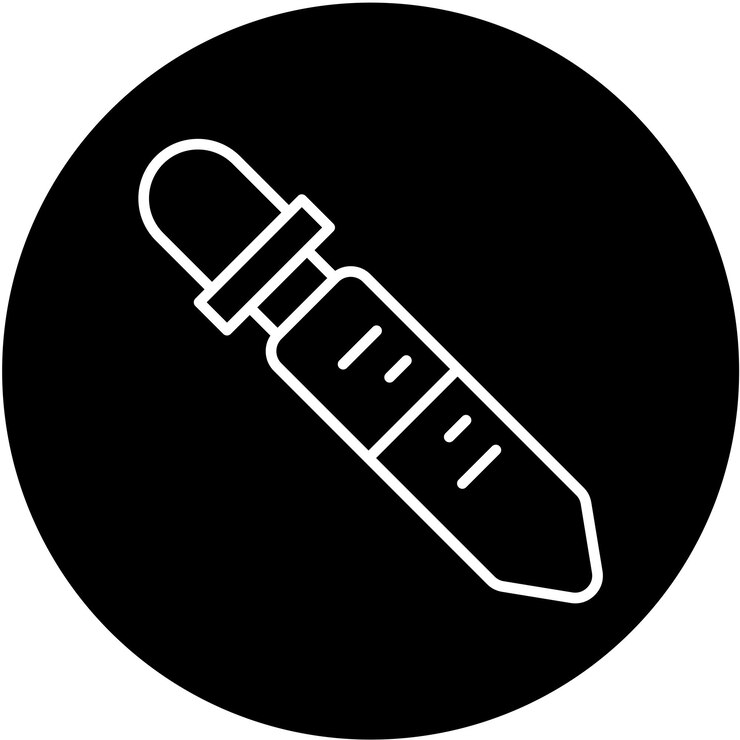 Vector estilo del icono del goteo