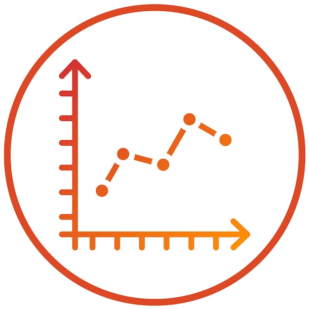 Estilo de icono de gráfico de bienestar de diseño vectorial
