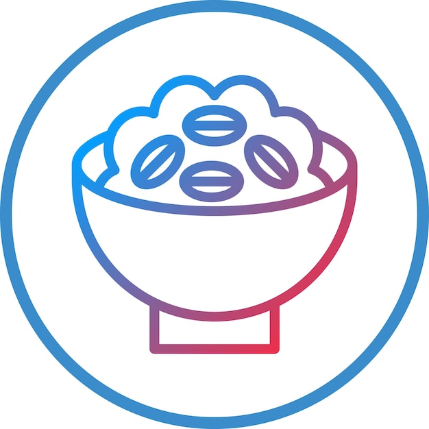 Estilo del icono de la granola