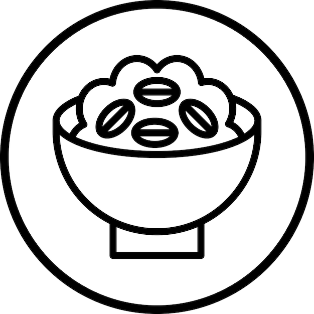 Estilo del icono de la granola