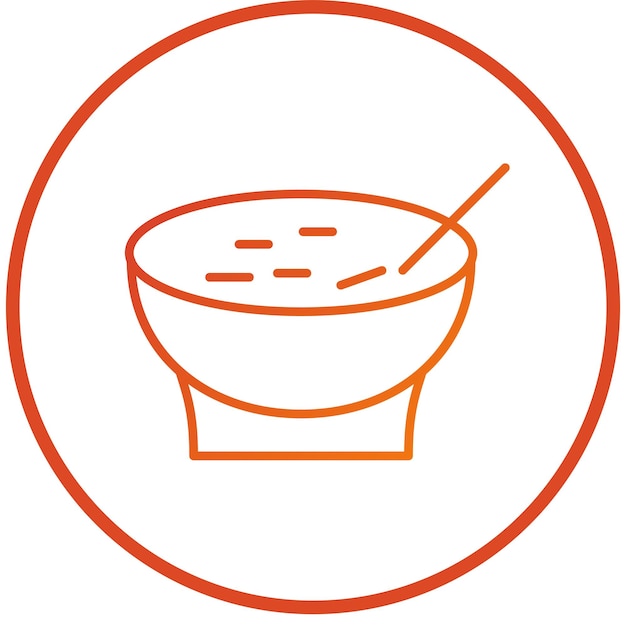 Estilo del icono de la granola