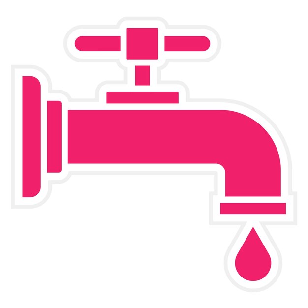 Estilo del icono del grifo de diseño vectorial