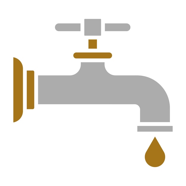 Estilo del icono del grifo de diseño vectorial